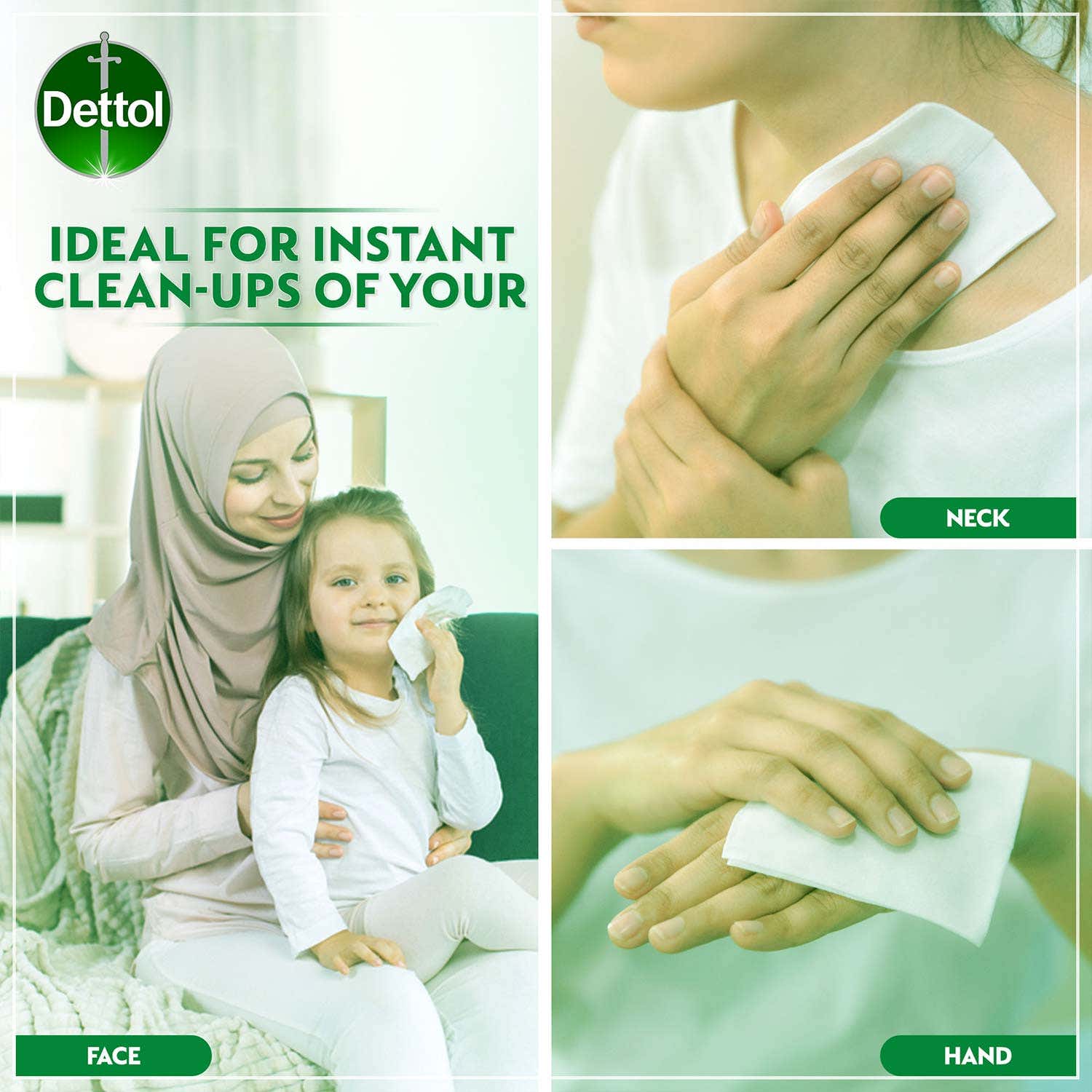 Dettol Fresh Antibacterial Skin Wipes 10 Wipe