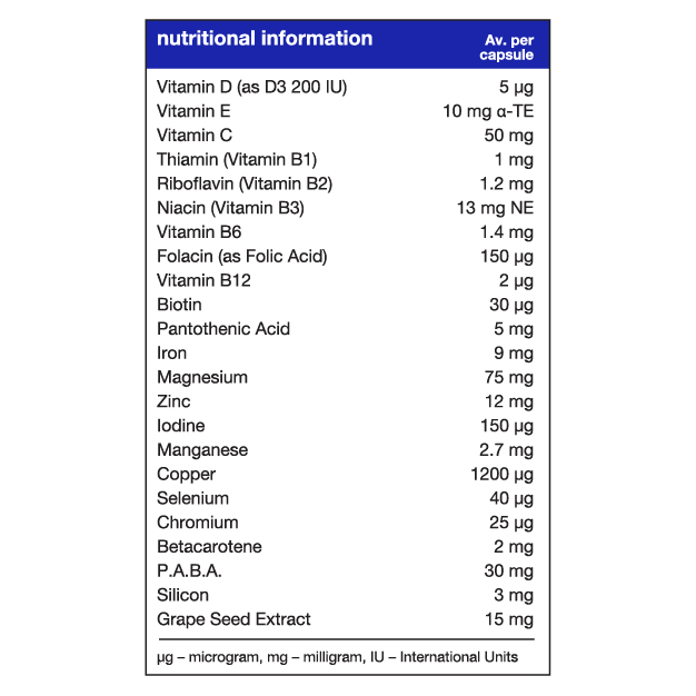 Vitabiotics Perfectil Multivitamin & Multimineral 30 Capsules