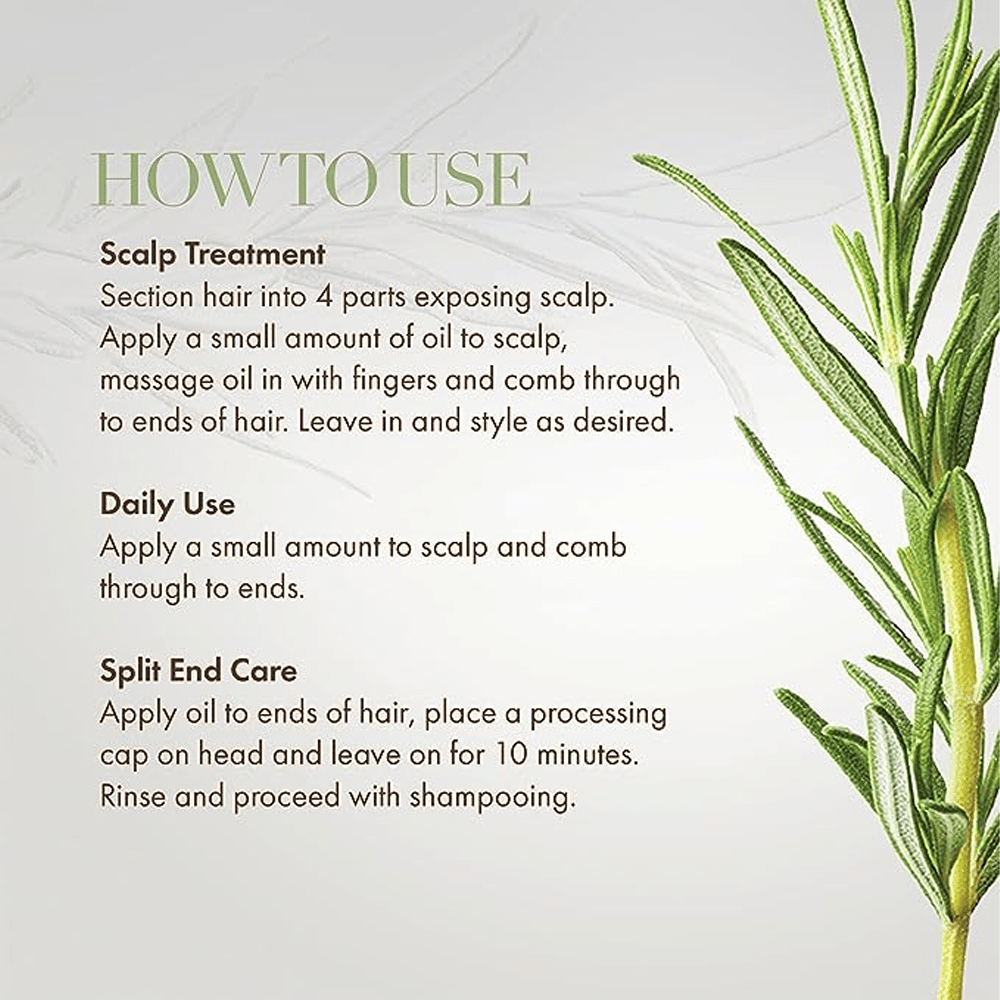MIELLE 59ML.ROSEMARY MINT HAIR STR.OIL