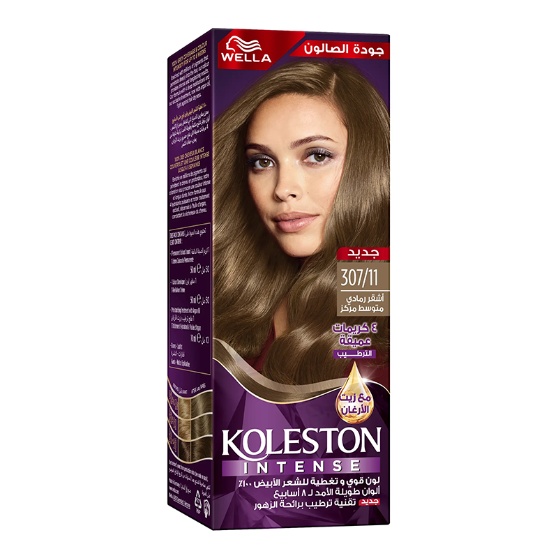 Koleston Hair Color Deep Ash Med Blonde 307/11