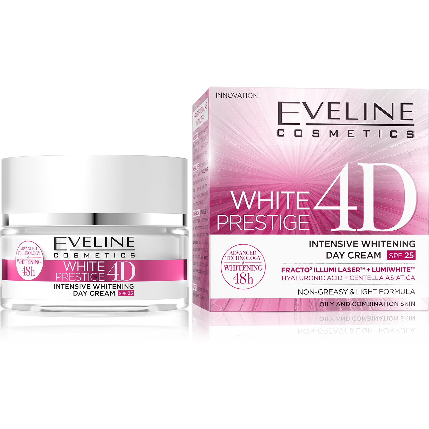 Eveline White Prestige 4d Whitening Day Cream Spf 25 50ml