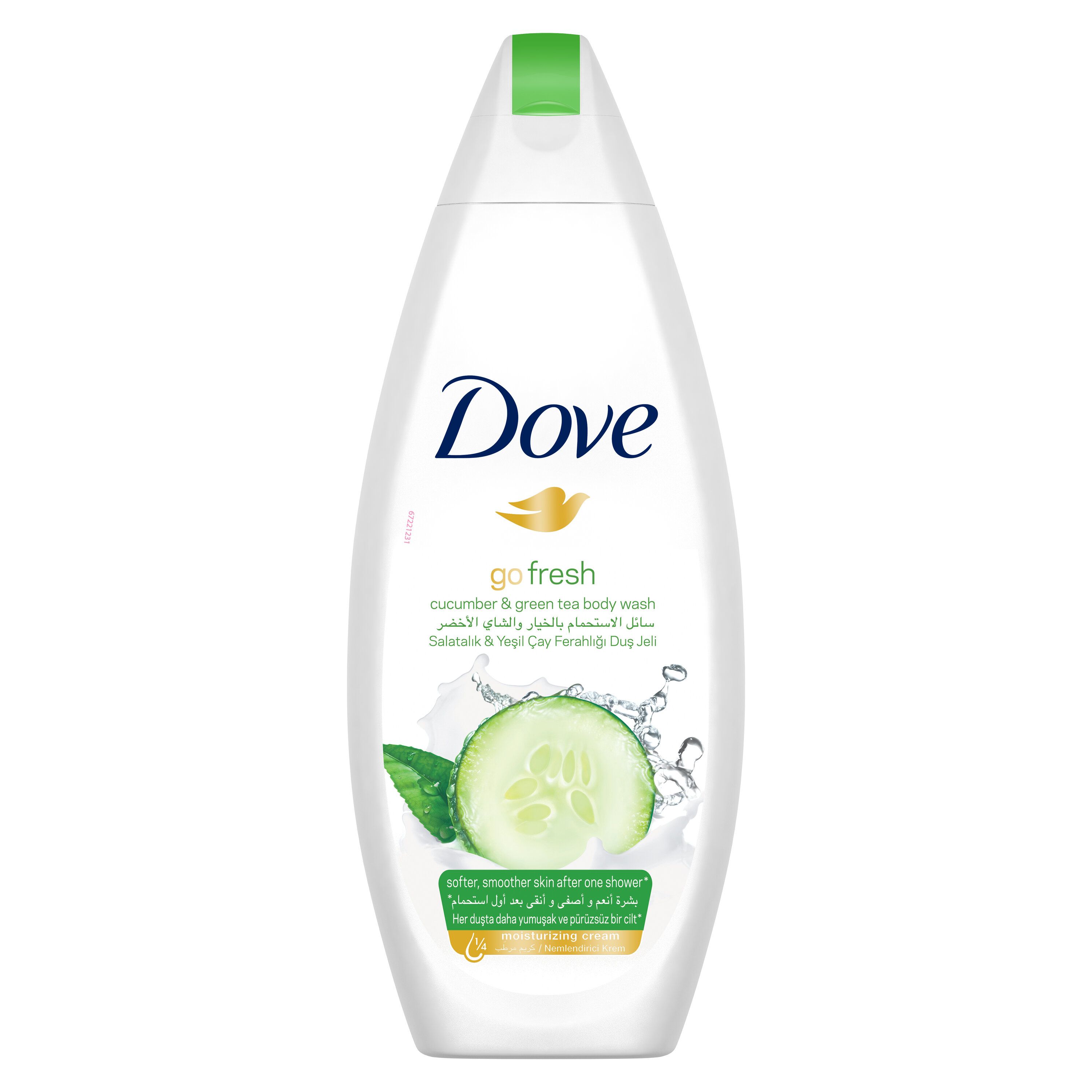 Dove, Shower Gel, Go Fresh, Cucumber & Green Tea - 250 Ml