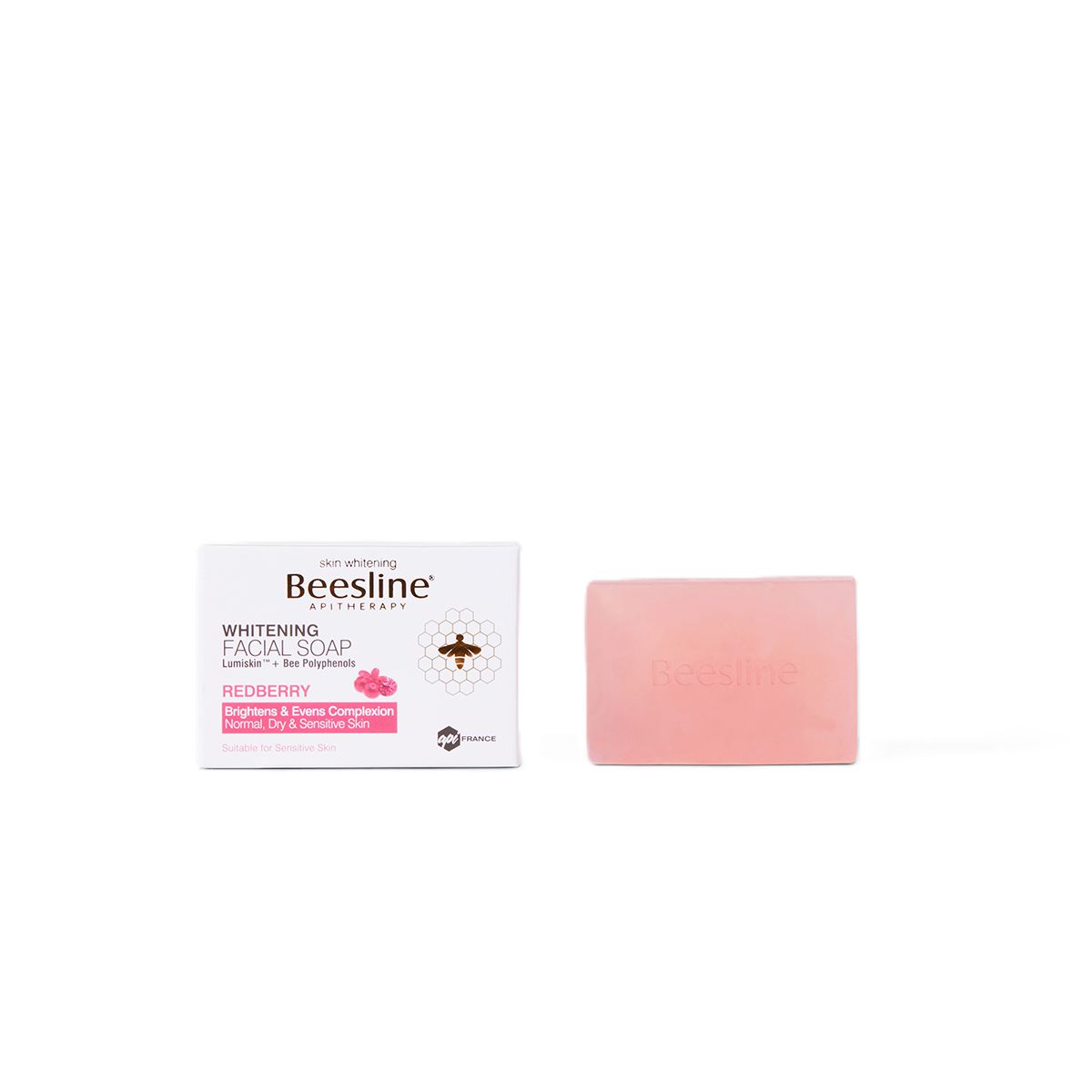 Beesline Whitening Facial Soap For Nomal- Dry and Sensitive Skin Red Berry 85GM
