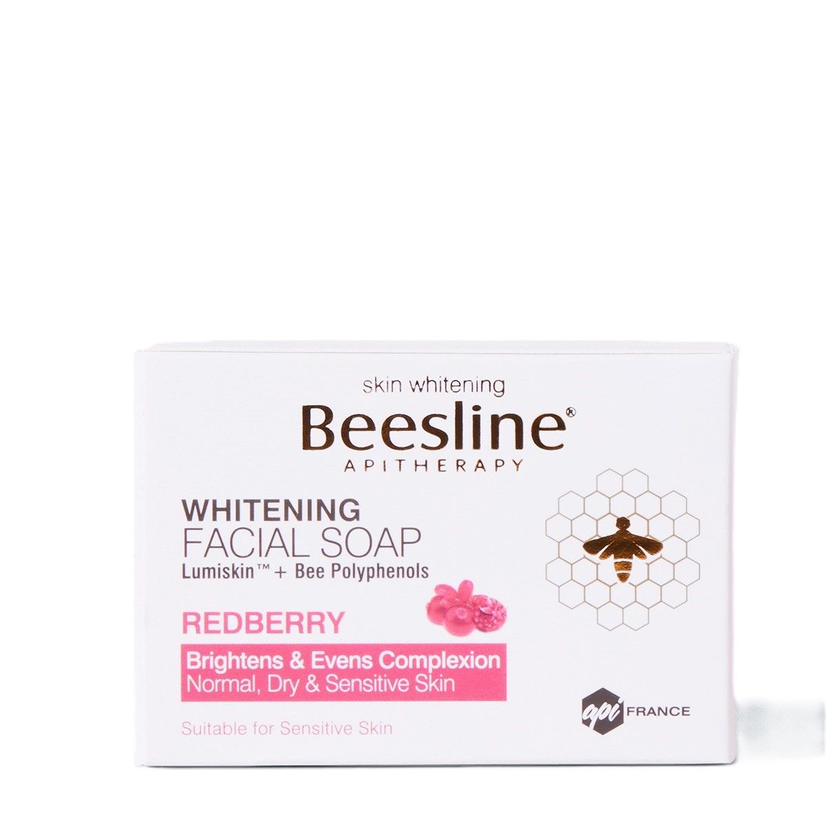 Beesline Whitening Facial Soap For Nomal- Dry and Sensitive Skin Red Berry 85GM