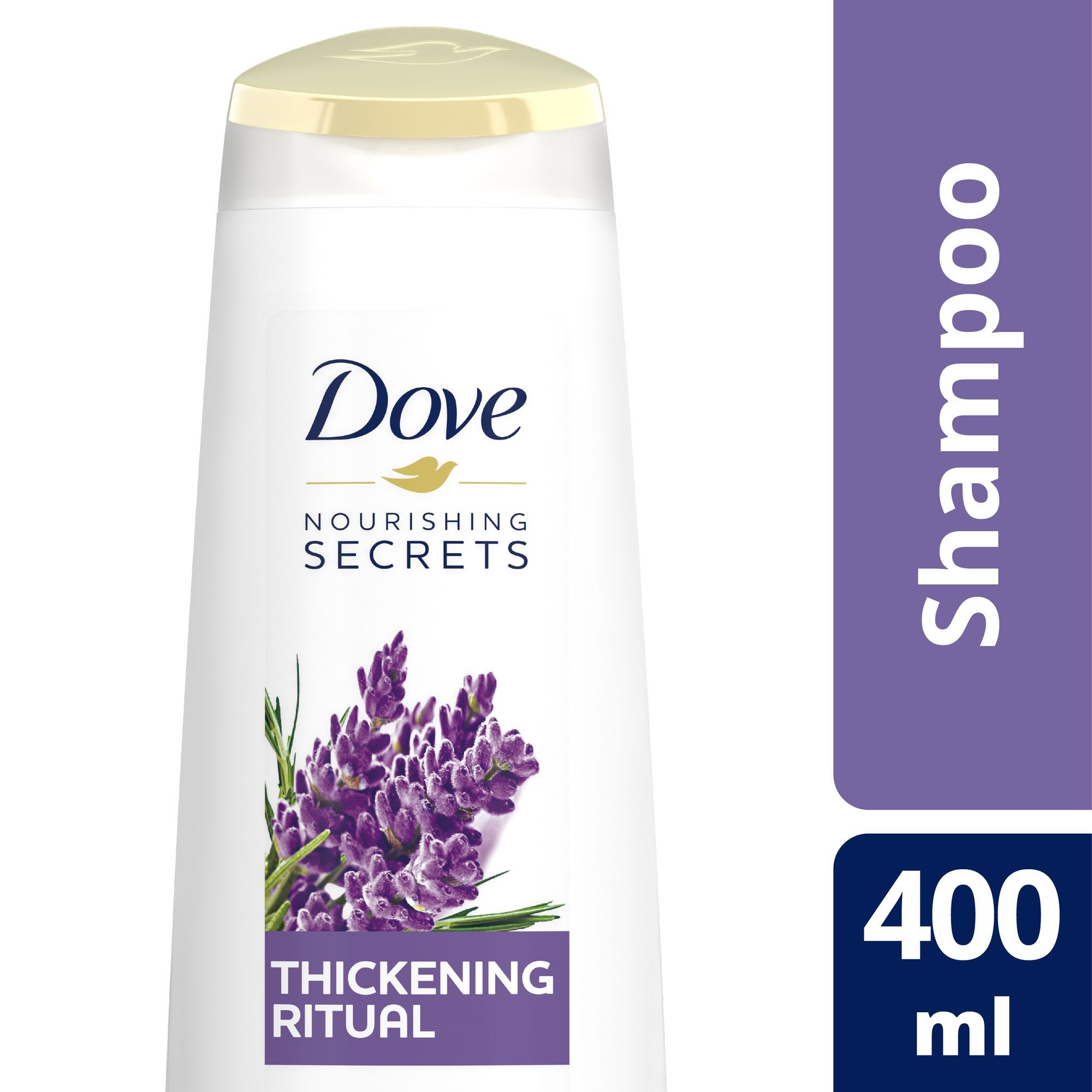 Dove, Hair Shampoo, Thickening Ritual, Lavender - 400 Ml