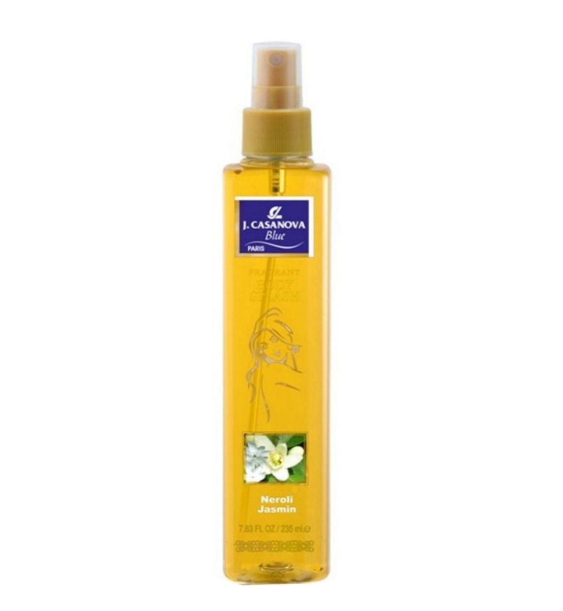 J Casanova, Body Splash for Women, Neroli Jasmin - 235 Ml