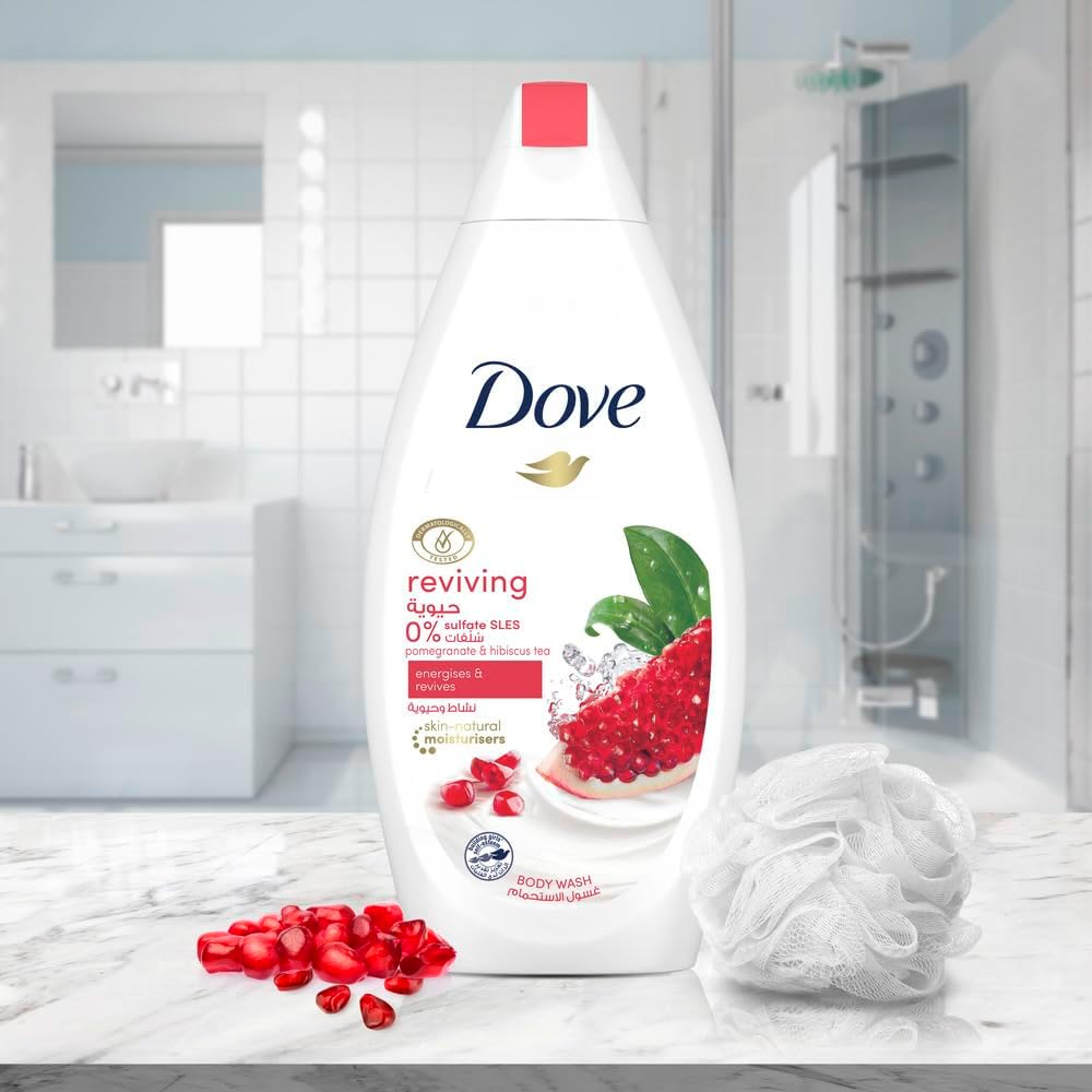 DOVE BODY WASH GO FRESH REVIVE POMEGRANATE 250ML