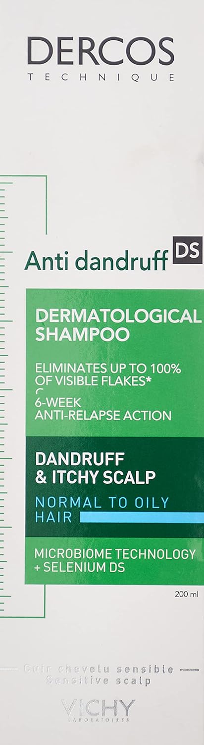VICHY SHAMPOO ANTI-DANDRUFF NORMAL TO OILY HAIR 200 ML