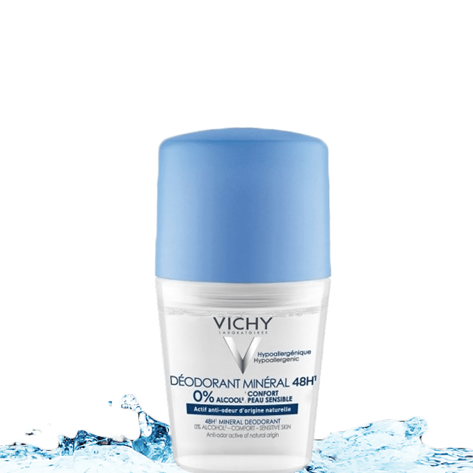 VICHY 50ML DEO ROLL MINERAL BLUE