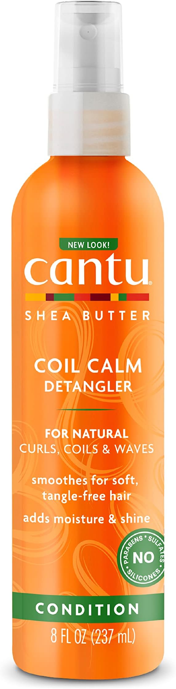 CANTU Shea Butter For Natural Hair Coil Calm Detangler, 237 ml