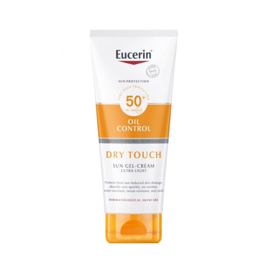 Eucerin Dry Touch Body Gel Cream SPF50+ Transparent 200ml