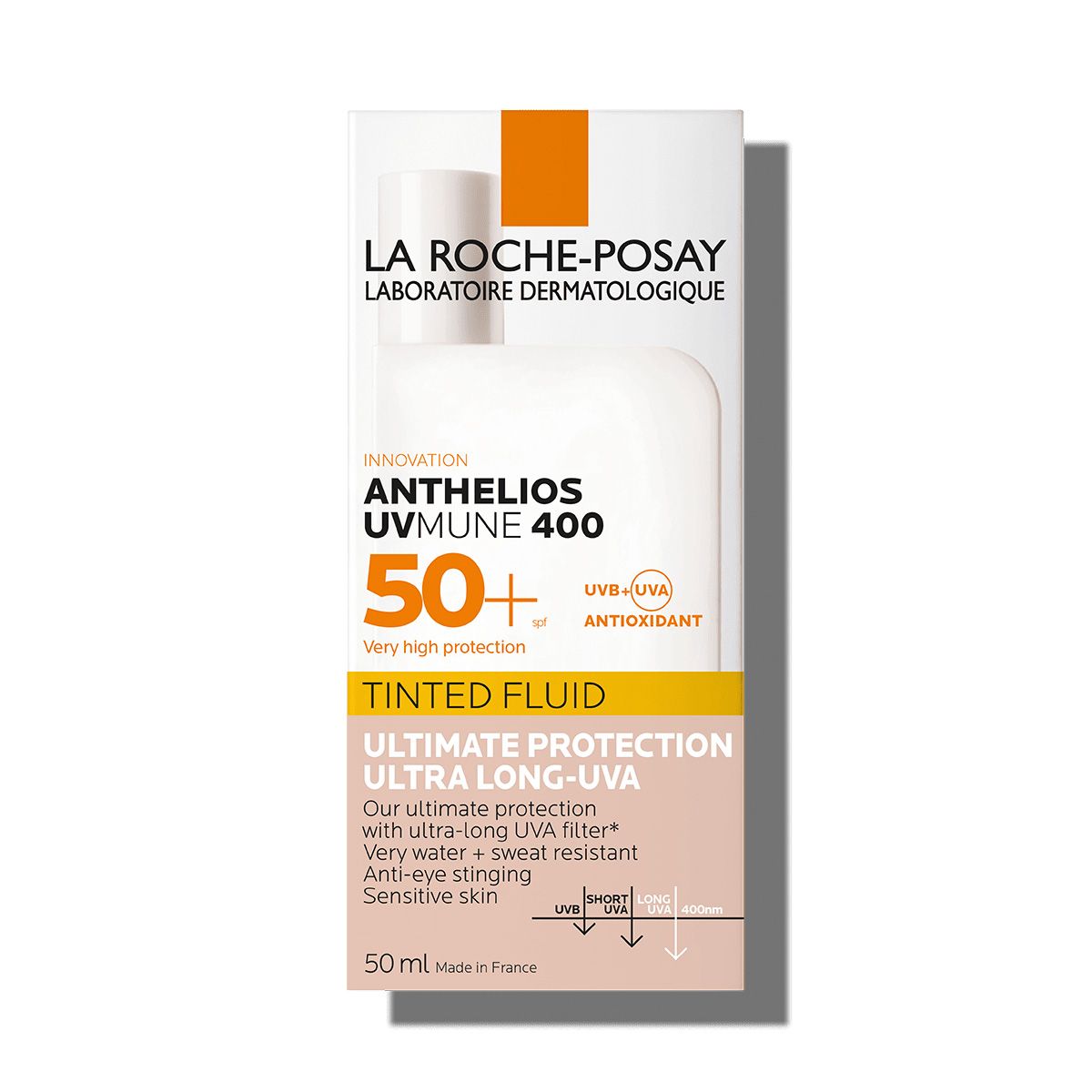 LA Roche-Posay, Anthelios, Tinted Fluid Ultimate Protection SPF50+ - 50 Ml