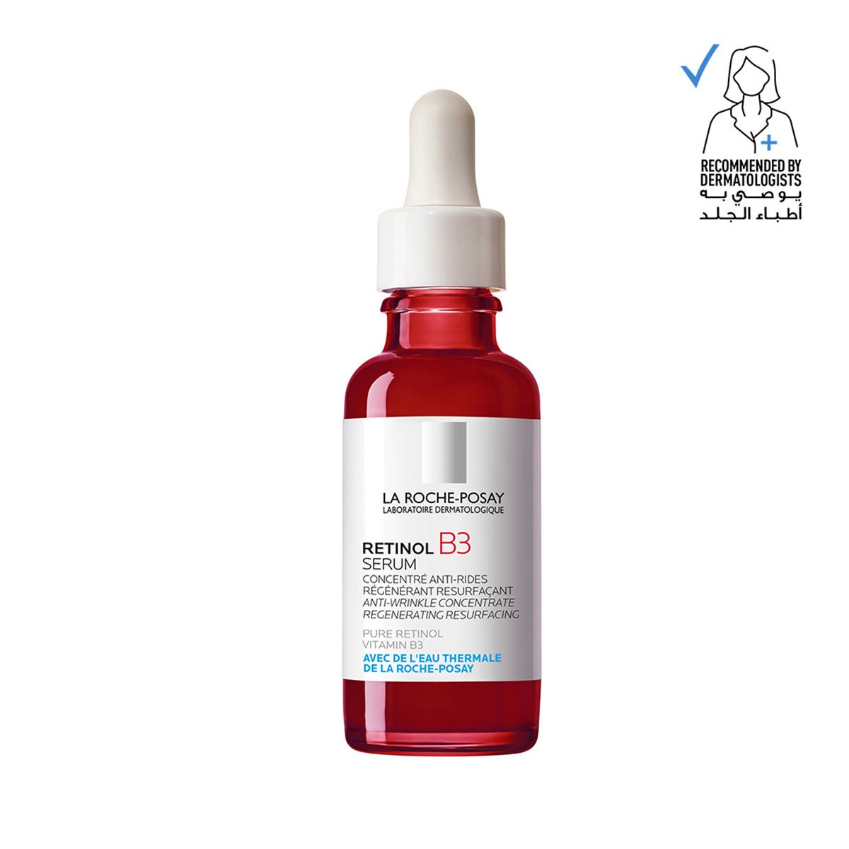 La Roche-Posy Retinol B3 Anti-Age Serum Improves Appearance Of Uneven Skin Texture And Tone - 30 Ml