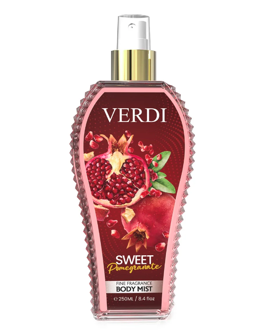 VERDI 250ML BODY MIST POMEGRANATE