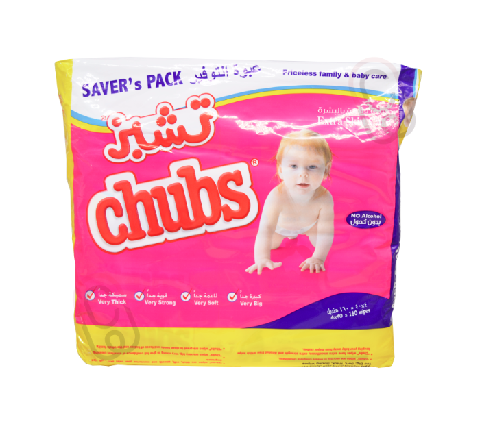CHUBE BABY EXTRA SKINCARE 4X40 WIPES