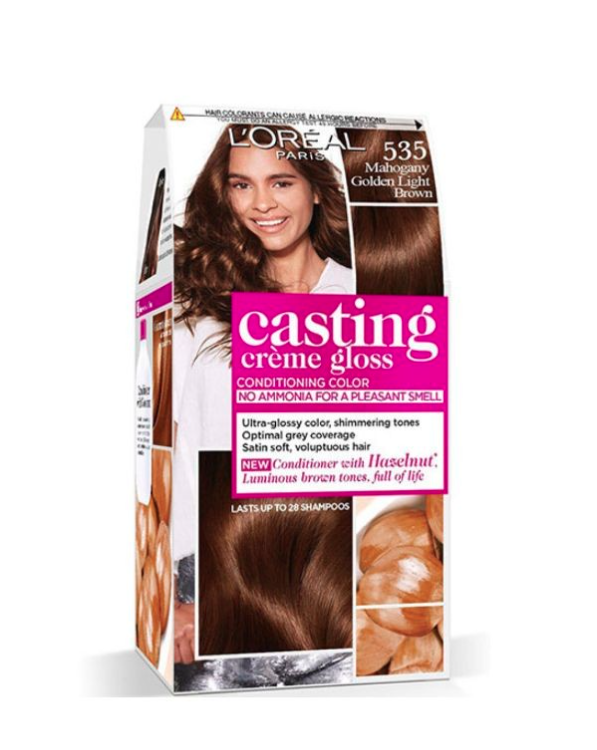 L'Oreal Paris Casting Creme Gloss Chocolate 535 Light Golden Brown Ash Blonde