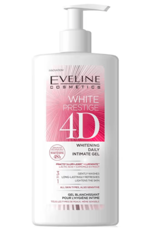 Eveline White Prestige 4D Whitening Daily Intimate Gel - 250ml