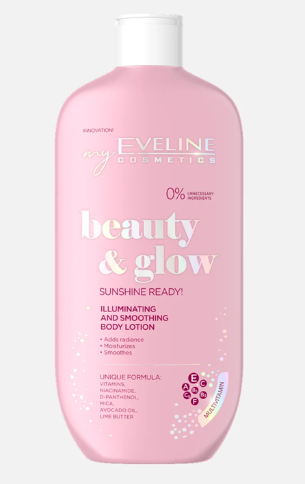 EVELINE 350ML BEAUTY/GLOW BODY LOTION SUNSHINE REDY