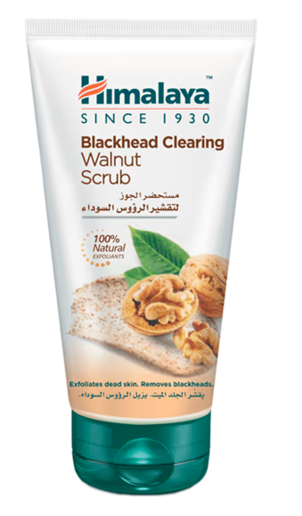 Himalaya Herbals Blackhead Clearing Walnut Scrub - 150ml
