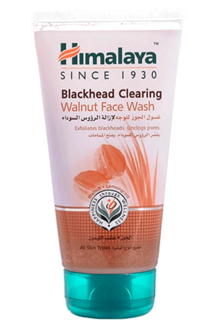 Himalaya Herbals Blackhead Clearing Walnut Face Wash - 150 ml