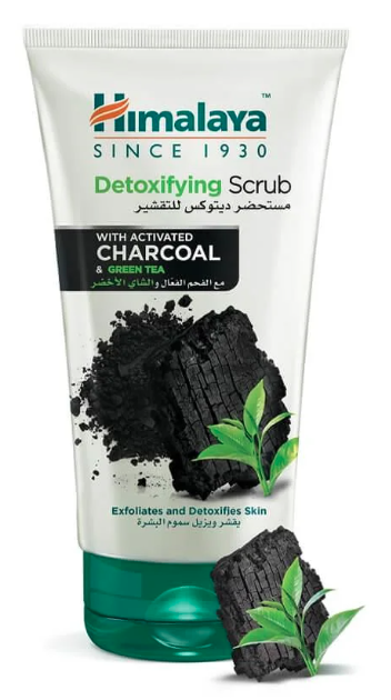  Himalaya Detoxifying Scrub with Activated Charcoal & Green Tea - 150 ml