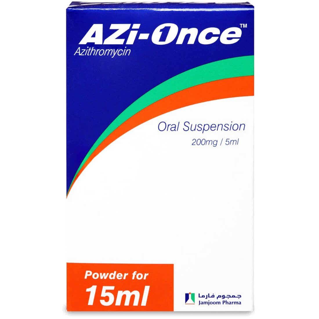 Azi-Once 200 mg Suspension 15 ml