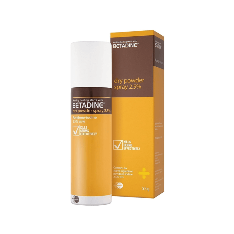 Betadine Dry Powder Spray 55 gm