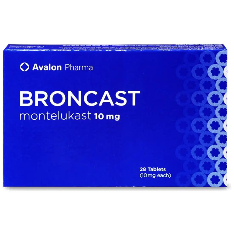 Broncast 10 mg 28 Tablets