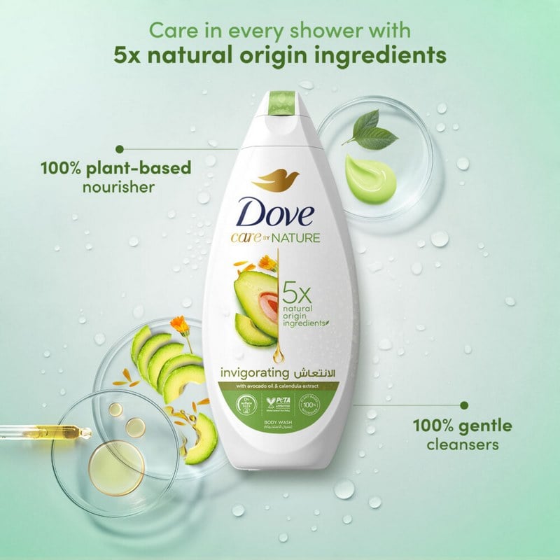 Dove Body Wash Invigorating 500Ml