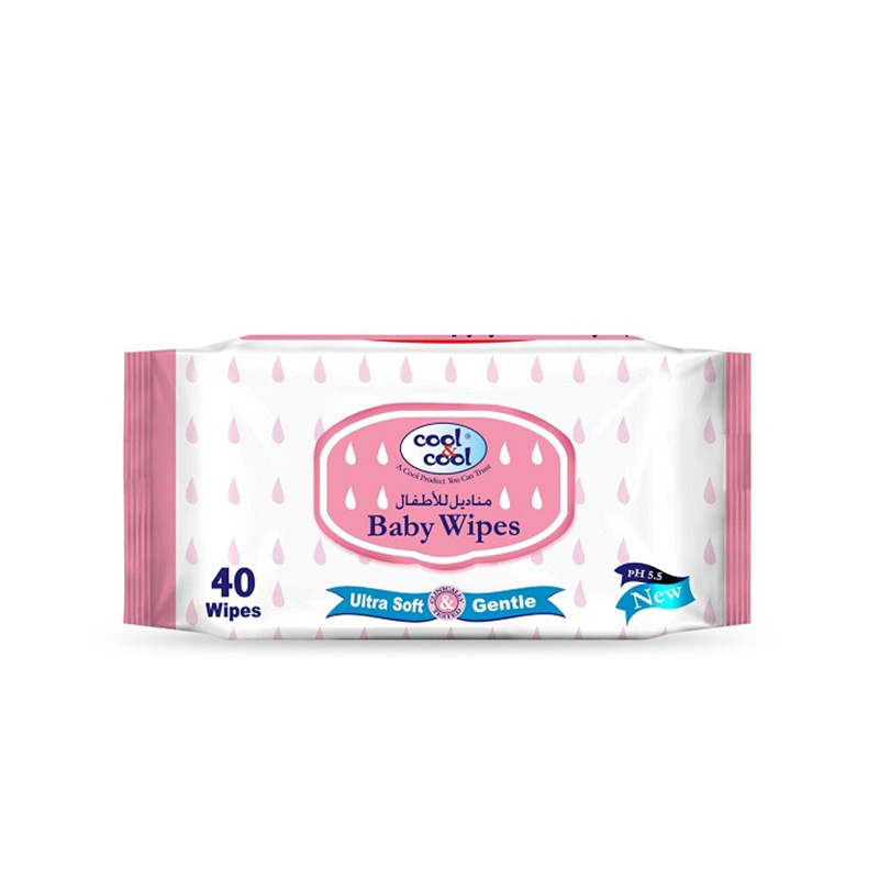 Cool&Cool Baby Wipes 40-s