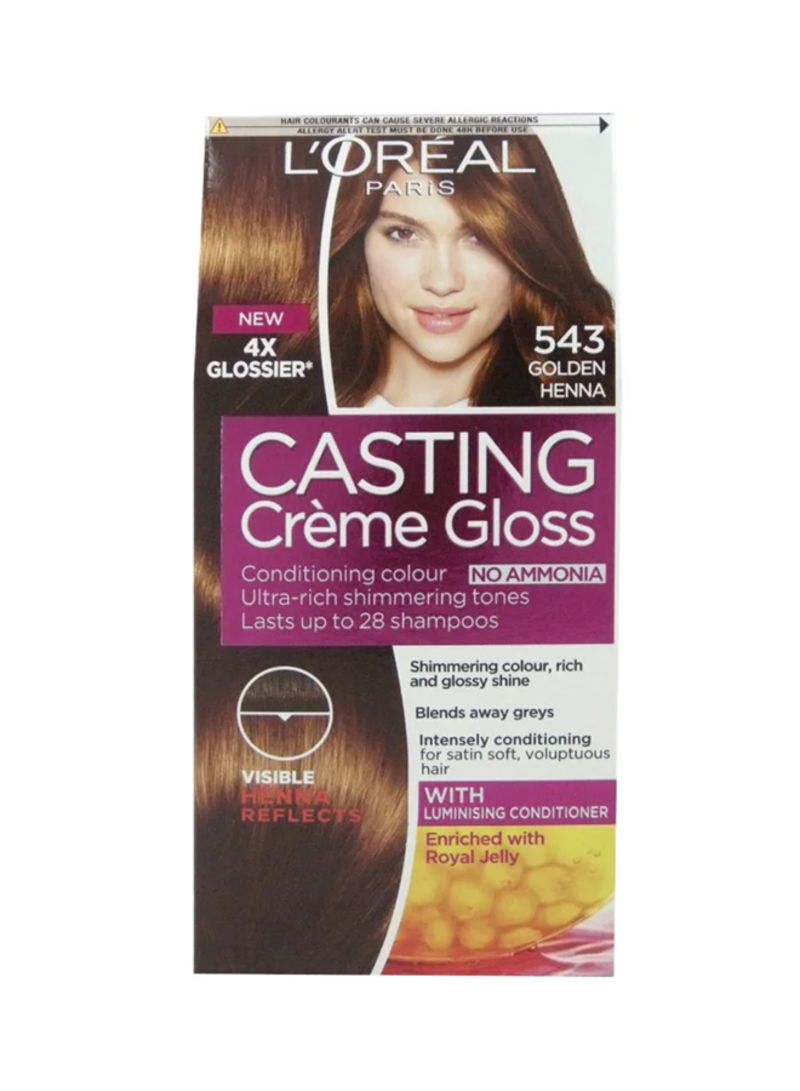 Loreal Casting Gloss Cream 543 Golden Henna