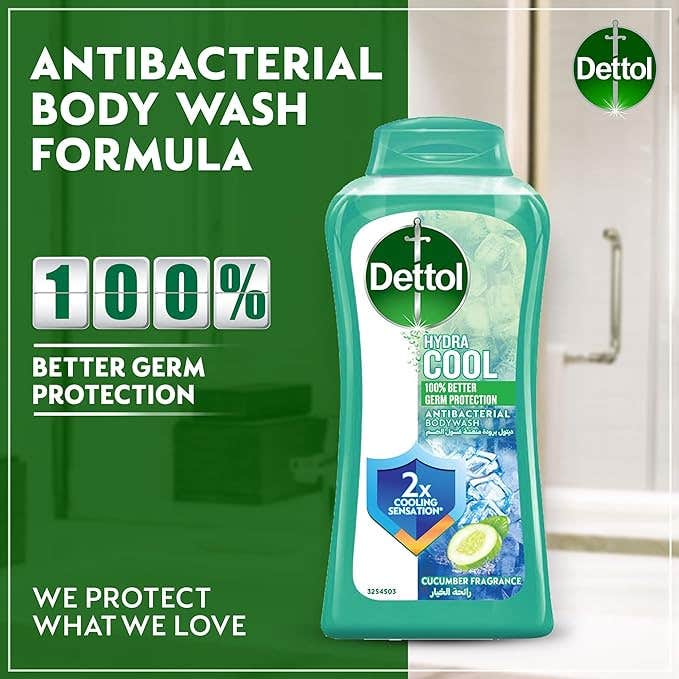 Dettol Shower Gel Cucumber 250 M