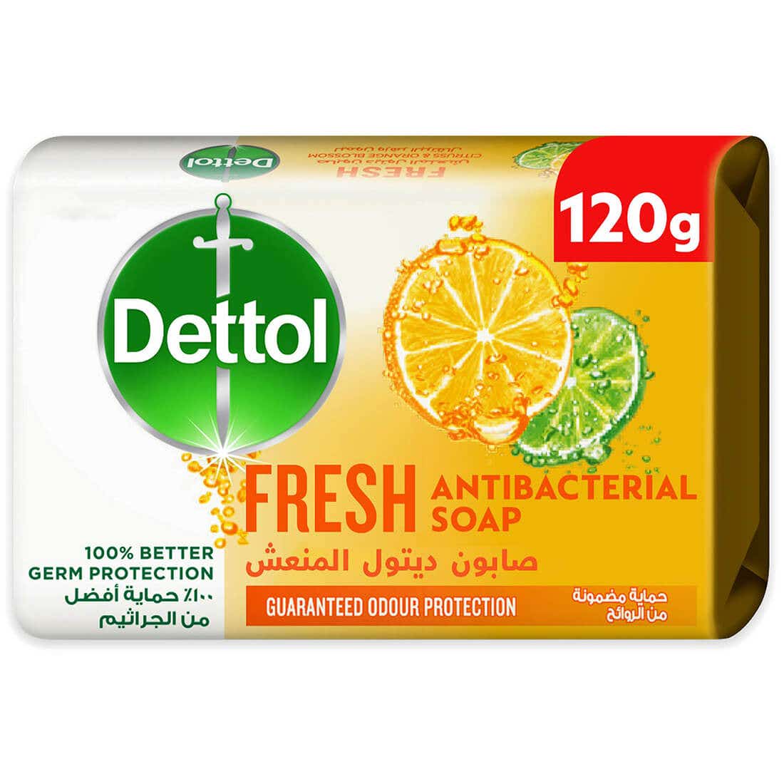 DETTOL FRESH ANTIBACTERIAL BAR SOAP 120GM