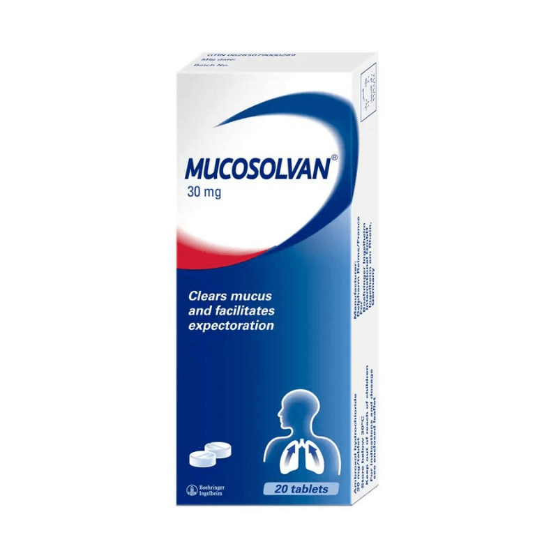 Mucosolvan 30 Mg 20 Tablets