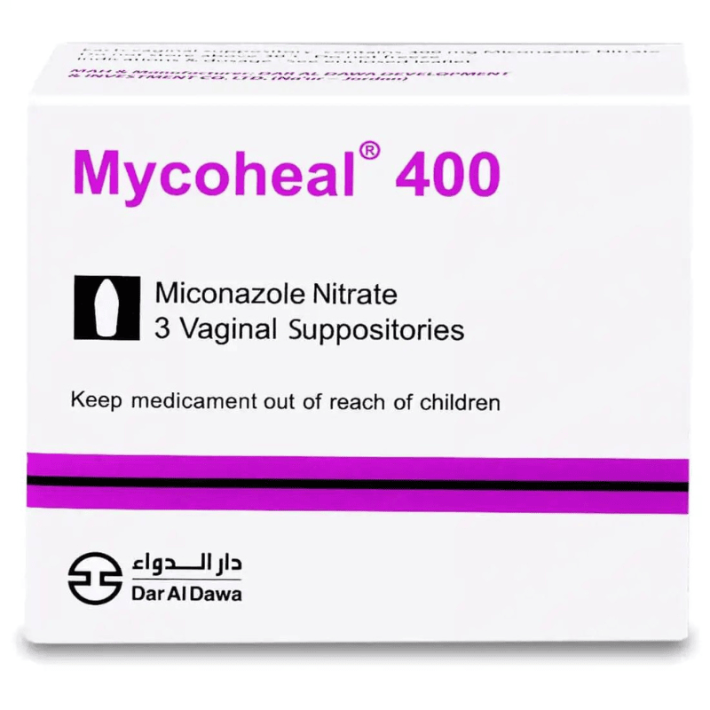 Mycoheal 400 Mg 3 Suppositories