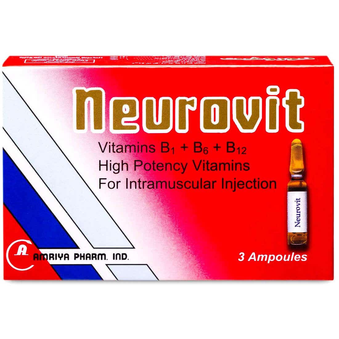 Neurovit Vitamin B Complex 3 Ampoules