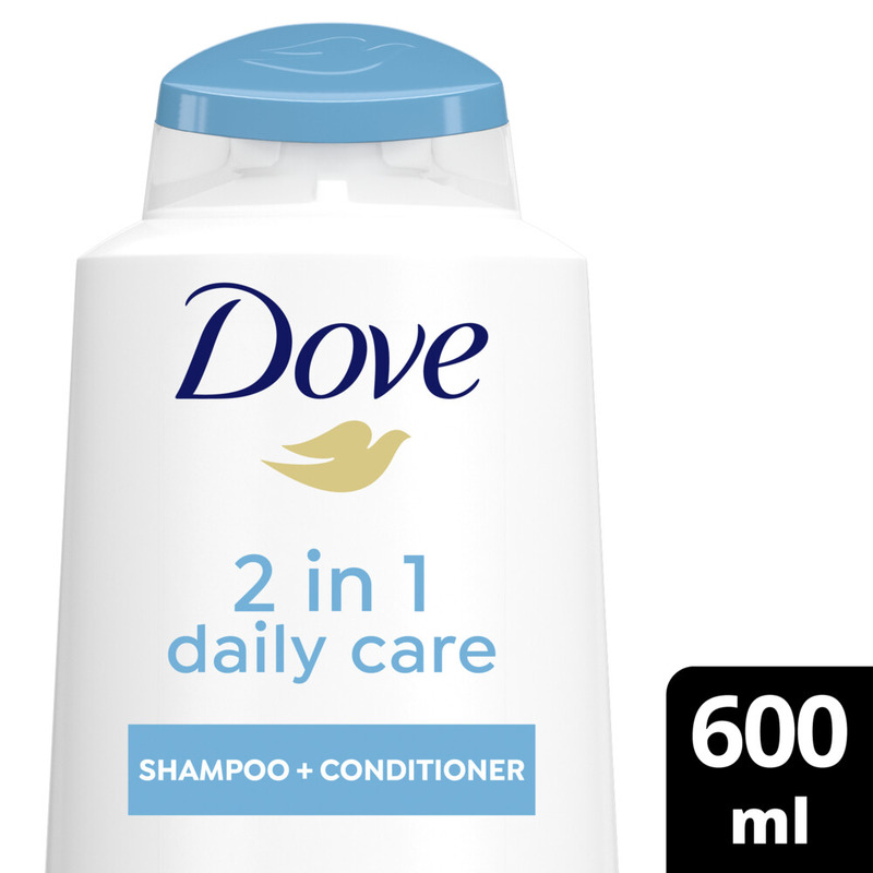 Dove Shampoo Daily Care 2 In1 600Ml